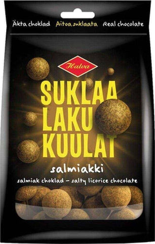 Suklaalakukuulat Salmiakki 140g, 12-Pack - Scandinavian Goods