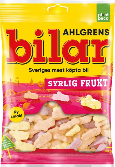 Ahlgrens Bilar Syrlig Frukt 100g, 21-Pack - Scandinavian Goods