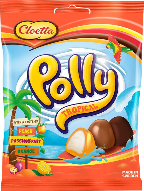 Cloetta Polly Tropical 180g, 12-Pack - Scandinavian Goods