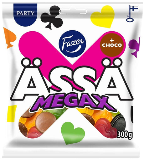 Fazer Ässä Megax + Choco 300g, 7-Pack - Scandinavian Goods