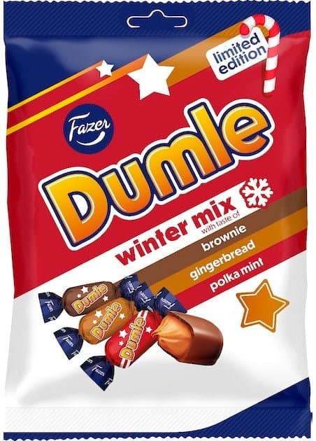 Fazer Dumle Winter Mix 180g, 20-Pack - Scandinavian Goods