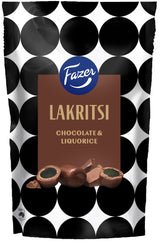 Fazer Lakritsi Chocolate & Licorice 140g - Scandinavian Goods