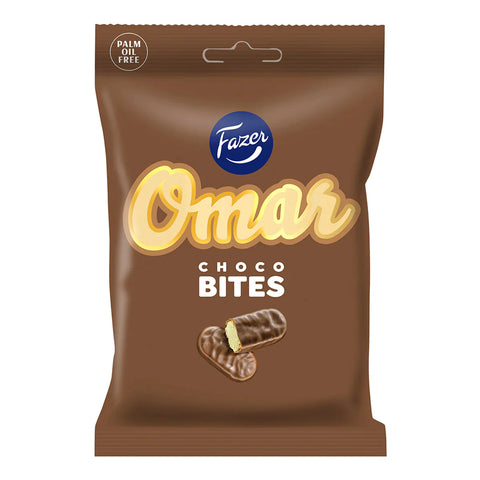 Fazer Omar Choco Bites 120g, 16-Pack - Scandinavian Goods