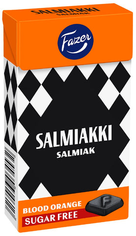 Fazer Salmiakki Blood Orange 40g, 20-Pack - Scandinavian Goods