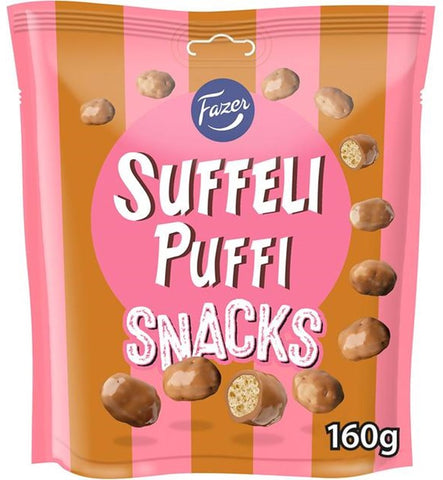 Fazer Suffeli Puffi Snacks 160g - Scandinavian Goods