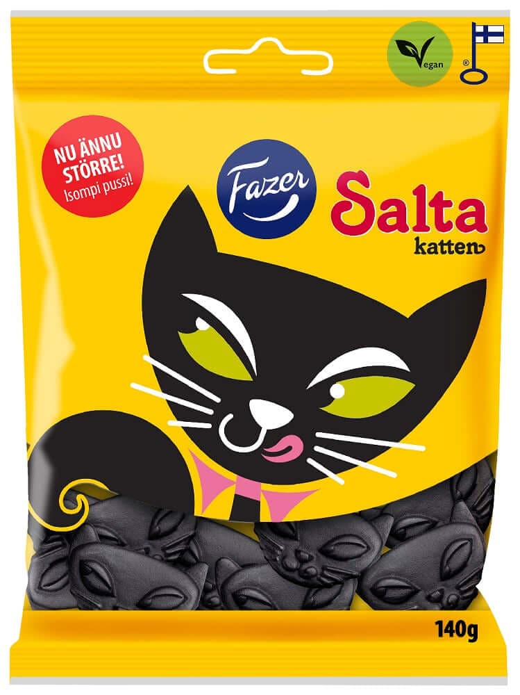 Fazer Salta Katten 140g - Scandinavian Goods