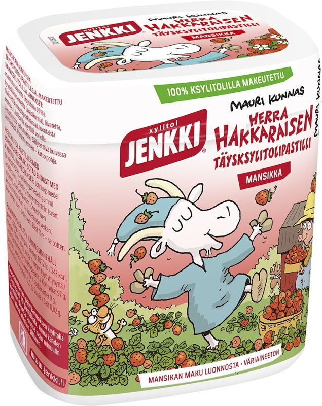 Herra Hakkaraisen Strawberry 55g, 12-Pack - Scandinavian Goods