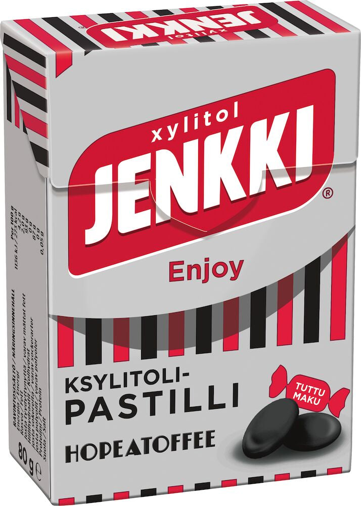 Jenkki Enjoy Hopeatoffee 80g - Scandinavian Goods