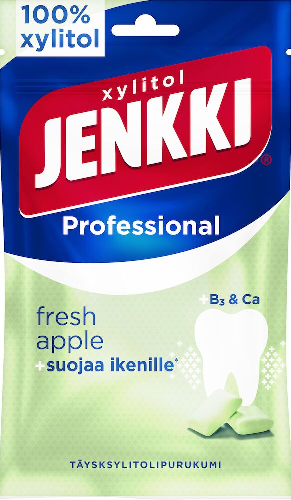 Jenkki Professional Fresh Apple 80g, 16-Pack - Scandinavian Goods