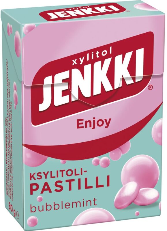 Jenkki Enjoy Bubblemint 80g - Scandinavian Goods