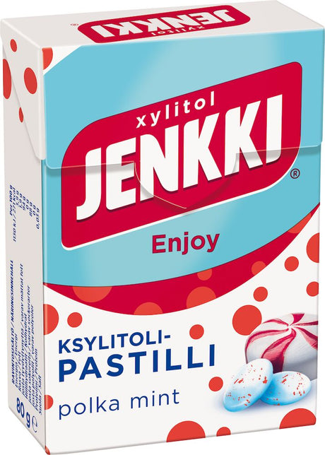 Jenkki Enjoy Polkamint 80g, 12-Pack - Scandinavian Goods