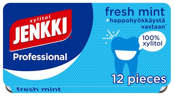 Jenkki Professional Fresh Mint 17g, 18-Pack - Scandinavian Goods