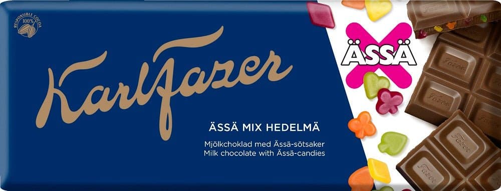 Karl Fazer Ässä Mix Fruit 200g, 20-Pack - Scandinavian Goods