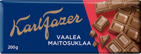 Karl Fazer Creamy Milk Chocolate 200g, 22-Pack  - Scandinavian Goods