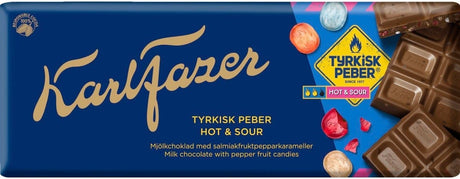 Karl Fazer Tyrkisk Peber Hot & Sour 180g, 22-Pack - Scandinavian Goods