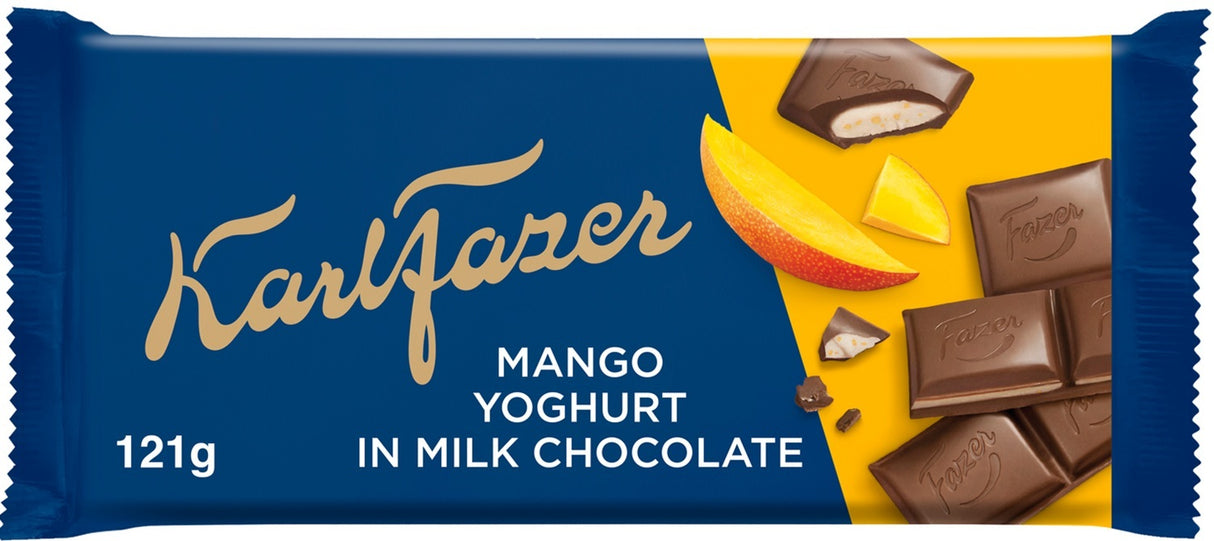 Karl Fazer Mango Yoghurt 121g, 20-Pack - Scandinavian Goods