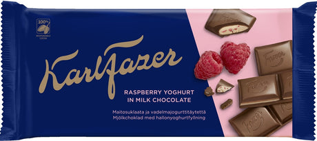 Karl Fazer Raspberry Yoghurt 121g, 20-Pack - Scandinavian Goods