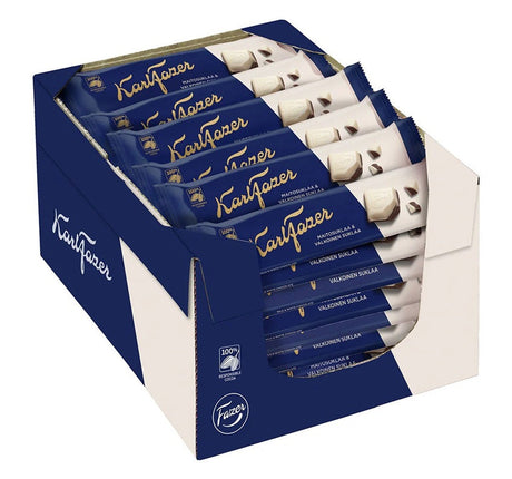 Karl Fazer White & Milk Chocolate 38g, 35-Pack-1  - Scandinavian Goods