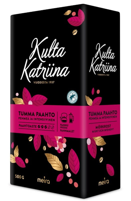 Kulta Katriina Dark Roast Coarse Ground Coffee 500g - Scandinavian Goods 