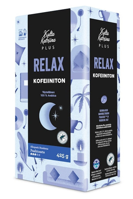 Kulta Katriina Plus Relax Ground Coffee 425g, 12-Pack - Scandinavian Goods