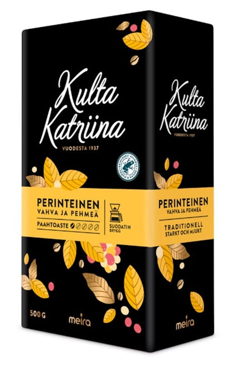 Kulta Katriina Traditional Ground Coffee 500g, 12-Pack - Scandinavian Goods