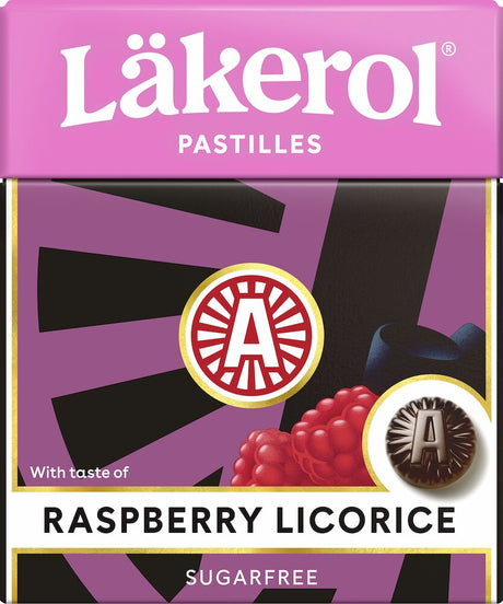 Läkerol Raspberry Licorice 25g - Scandinavian Goods