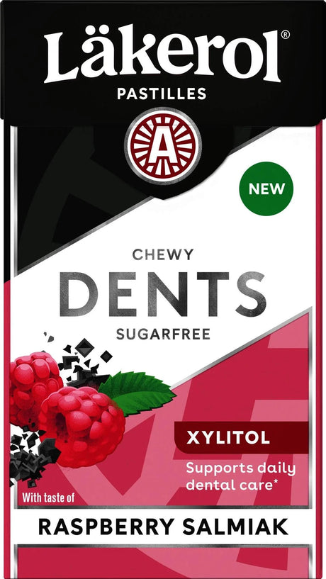 Läkerol Dents Raspberry Salmiak 36g - Scandinavian Goods