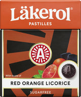 Läkerol Red Orange Licorice 25g - Scandinavian Goods