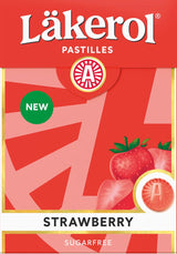 Läkerol Strawberry 75g, 12-Pack - Scandinavian Goods