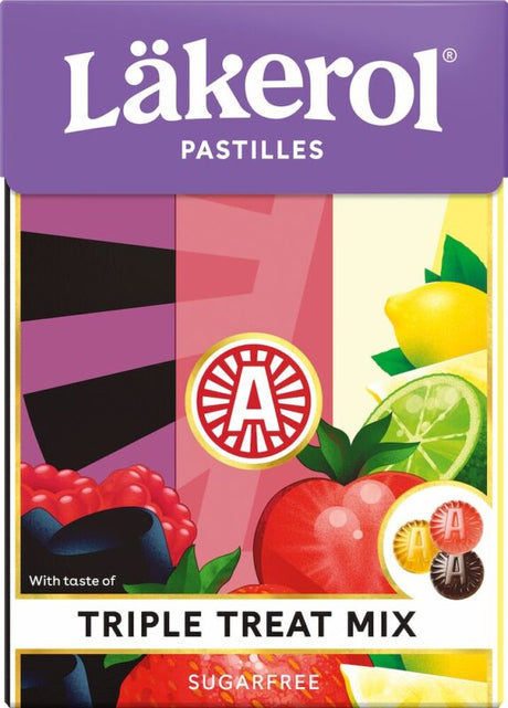 Läkerol Triple Treat Mix 75g - Scandinavian Goods