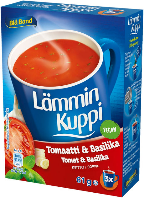 Lämmin Kuppi Crunchy Tomato & Basil Soup 61g - Scandinavian Goods