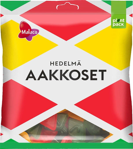 Malaco Aakkoset Hedelmä 340g, 6-Pack - Scandinavian Goods