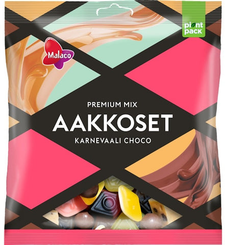 Malaco Aakkoset Karnevaali Choco 280g - Scandinavian Goods