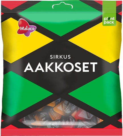 Malaco Aakkoset Sirkus 340g, 6-Pack - Scandinavian Goods