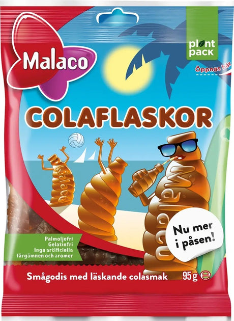 Malaco Colaflaskor 95g, 28-Pack - Scandinavian Goods