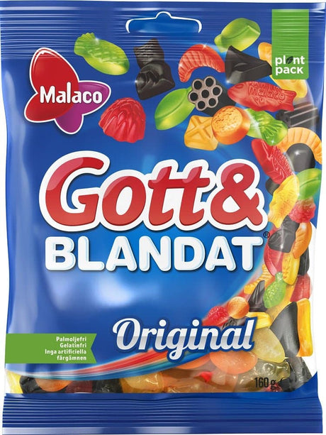 Malaco Gott & Blandat Original 160g - Scandinavian Goods
