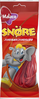 Malaco Snöre Jordgubb 94g - Scandinavian Goods