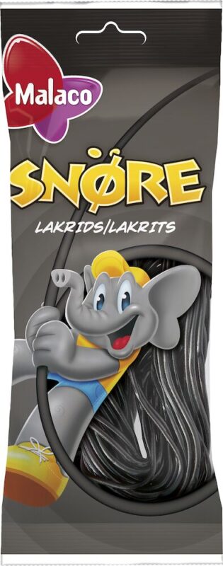 Malaco Snöre Lakrits 94g, 24-Pack -Scandinavian Goods