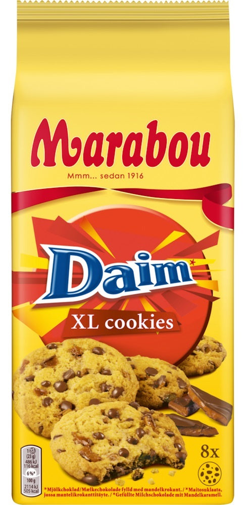 Marabou Daim XL Cookies 184g, 10-Pack - Scandinavian Goods