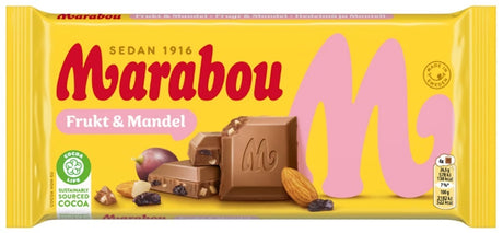 Marabou Frukt & Mandel 200g, 15-Pack - Scandinavian Goods