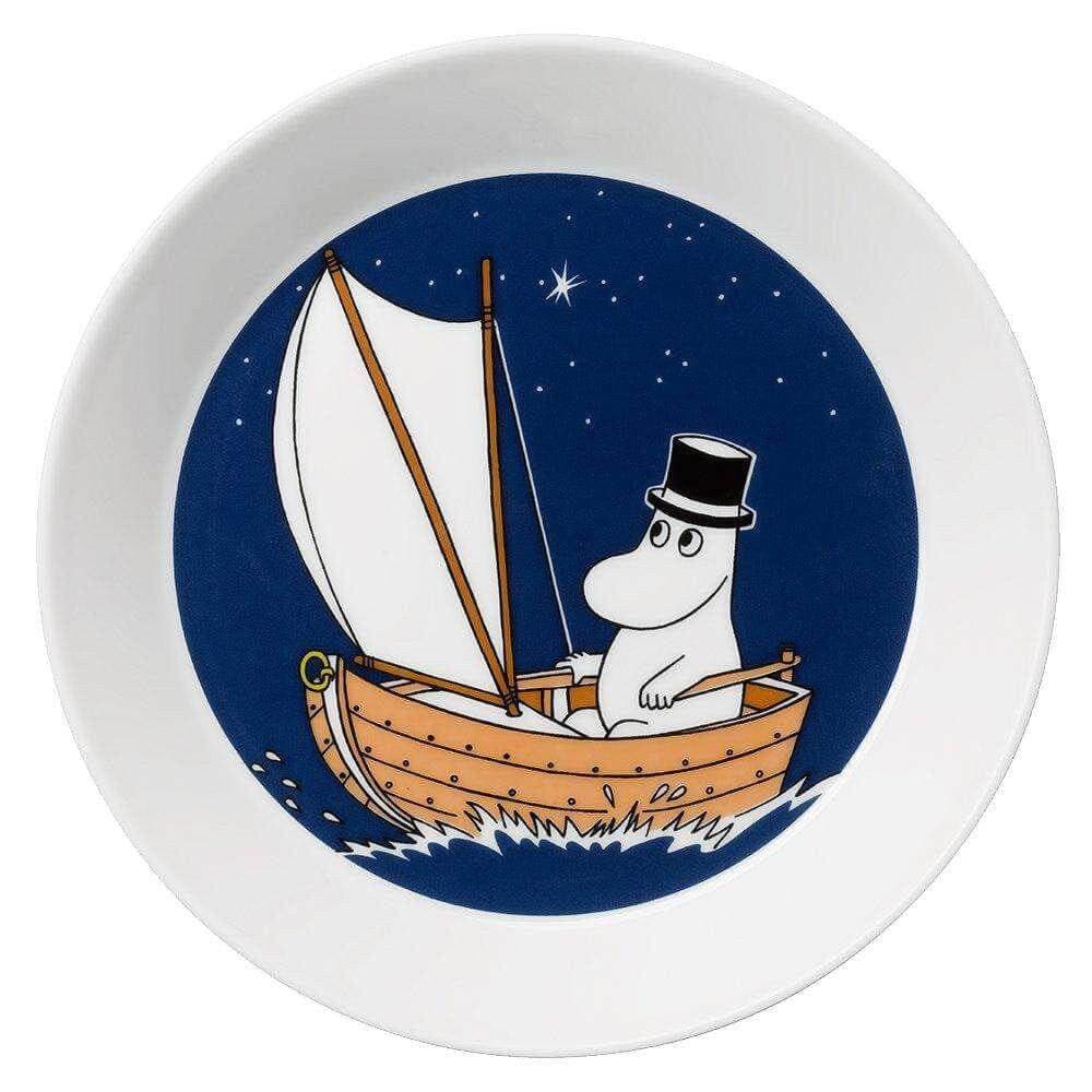 Moominpappa Sailing Plate 19cm | Moomin by Arabia