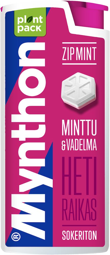 Mynthon Zip Mint Raspberry 30g - Scandinavian Goods
