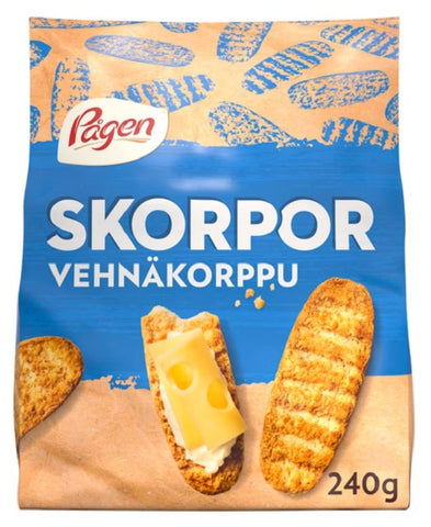 Pågen Skorpor Vete 240g, 8-Pack - Scandinavian Goods