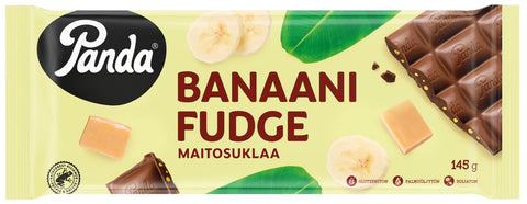 Panda Banaanifudge Milk Chocolate 145g, 14-Pack - Scandinavian Goods
