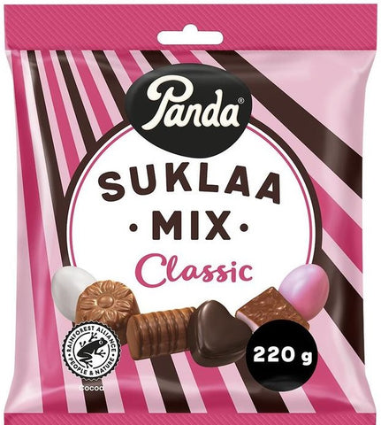 Panda Chocolate Mix Classic 220g, 10-Pack - Scandinavian Goods