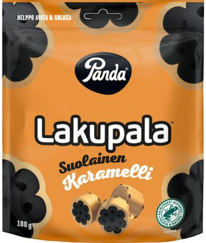 Panda Lakupala Suolainen Karamelli 180g, 12-Pack - Scandinavian Goods