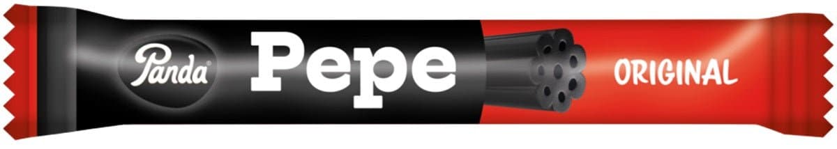 Panda Pepe Original Licorice Stick 32g, 40-Pack - Scandinavian Goods
