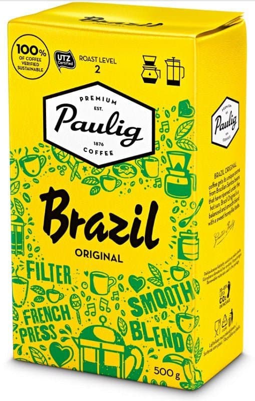Paulig Brazil Ground Filter Coffee 500g - Scandinavian Goods