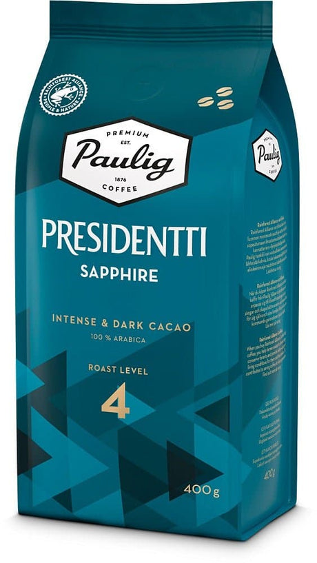 Paulig Presidentti Sapphire Coffee Beans 400g, 8-Pack - Scandinavian Goods 