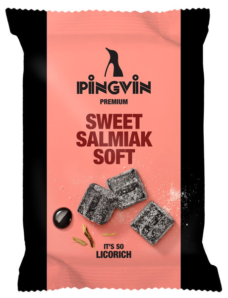 Pingvin Premium Sweet Salmiak Soft Licorice 90g - Scandinavian Goods